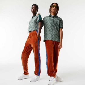 Lacoste Side Contrast Band Trackpants καφε | XO0283169