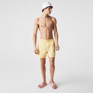 Lacoste Signature Print Light κίτρινα | HA4835619