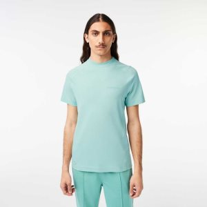 Lacoste Slim Fit Organic βαμβακερα Pique μεντα | NS4821675