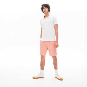 Lacoste Slim Fit Stretch Gabardine ροζ | RK2984630