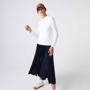Lacoste Slim Fit Stretch Pique ασπρα | HC0421683