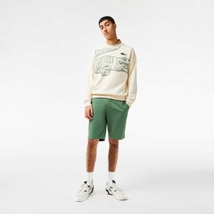 Lacoste Slim Fit Stretch βαμβακερα Bermuda Χακί πρασινο | EY2731894