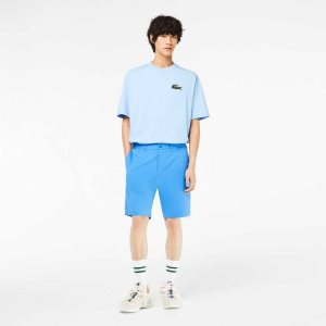 Lacoste Slim Fit Stretch βαμβακερα Bermuda μπλε | KA6125487