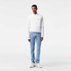 Lacoste Slim Fit Stretch βαμβακερα Denim μπλε | EZ5637204