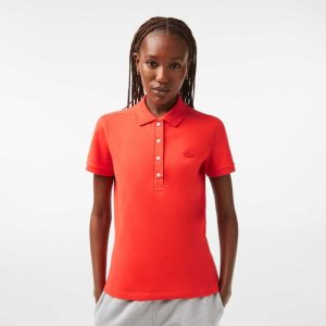 Lacoste Slim Fit Stretch βαμβακερα Pique πορτοκαλι | UJ0761524
