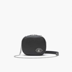Lacoste Small Grained δερματινα Crossover μαυρα | HT3601254