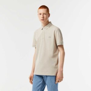 Lacoste Smart Paris Stretch βαμβακερα Μπεζ | SA6783150