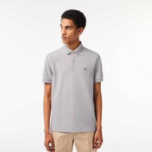 Lacoste Smart Paris Stretch βαμβακερα γκρι | HS8253796