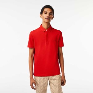 Lacoste Smart Paris Stretch βαμβακερα κοκκινα | KO4872390