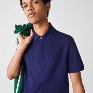 Lacoste Smart Paris Stretch βαμβακερα μπλε | SY5821046