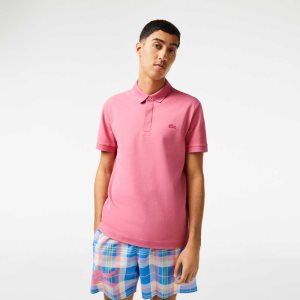 Lacoste Smart Paris Stretch βαμβακερα ροζ | CQ6375489