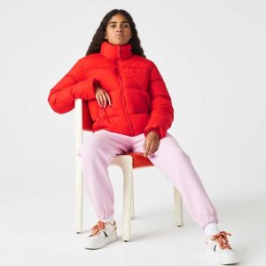 Lacoste Stowable Hood Με Επένδυση κοκκινα | SM1927046