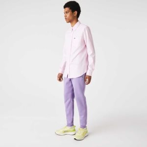 Lacoste Tapered Fit Fleece Trackpants μωβ | IA0374861