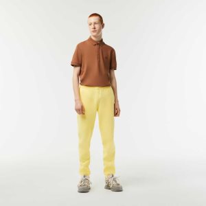 Lacoste Tapered Fit Fleece κίτρινα | EM2873160