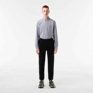 Lacoste Tapered Fit Fleece μαυρα | ZU0628195