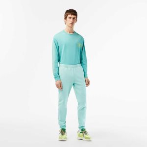 Lacoste Tapered Fit Fleece μεντα | PM0537498