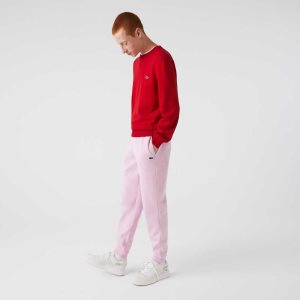 Lacoste Tapered Fit Fleece ροζ | BG5846139