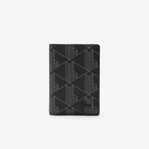 Lacoste The Blend Monogram Print Vertical Card Holder Πολύχρωμο | HB3514072