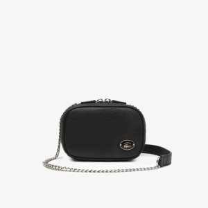 Lacoste Top Grain δερματινα Square μαυρα | PN3482506