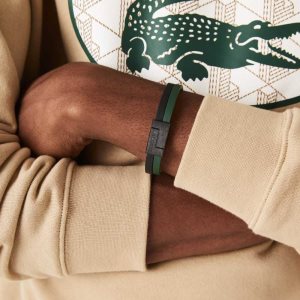 Lacoste Traveler Bracelet πρασινο μαυρα | CF9482137