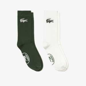 Lacoste Two-Pack French Made Organic βαμβακερα ασπρα πρασινο | WY8019635