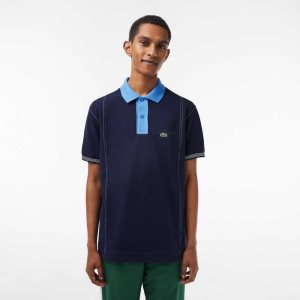 Lacoste Two-Tone Organic βαμβακερα σκουρο μπλε μπλε μπλε | RE0649571