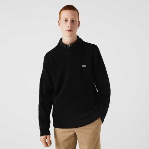 Lacoste V-Neck Μαλλί μαυρα | IN6340597
