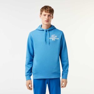 Lacoste Γκολφ Relaxed Fit Hoodie μπλε | QO0627153
