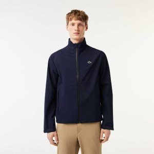 Lacoste Γκολφ Zip-Up αδιαβροχα Windbreaker σκουρο μπλε μπλε | DL1483092