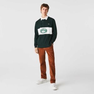 Lacoste Ευθεία Fit Corduroy Chinos καφε | ZP2931580