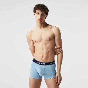 Lacoste Καθημερινά Boxer Brief 3-Pack μπλε γκρι | EX9180564