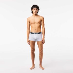 Lacoste Καθημερινά Boxer Brief 3-Pack μωβ σκουρο μπλε μπλε γκρι | BW0632549