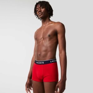 Lacoste Καθημερινά Boxer Brief 3-Pack σκουρο μπλε μπλε κοκκινα σκουρο μπλε μπλε | GF0354179