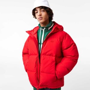 Lacoste Καπιτονέ θαλασσης-Repellent κοκκινα | KC5196427
