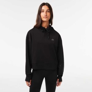 Lacoste Κουκουλοφόρος Sweatshirt μαυρα | AZ3124856