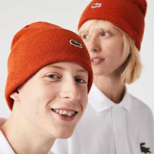 Lacoste Μαλλί Beanie πορτοκαλι | KS0462179