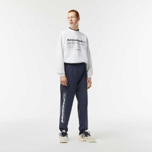 Lacoste αδιαβροχα Stretch tracking μπλε | DB1283690