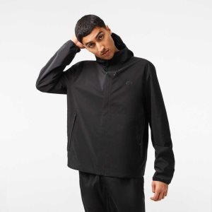 Lacoste αδιαβροχα κοντο tracking μαυρα | YS1267089