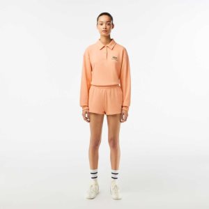 Lacoste αθλητικα & Rich Fleece ανοιχτο πορτοκαλι | BQ7035481