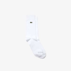 Lacoste βαμβακερα Blend High-Cut ασπρα | LP3561298