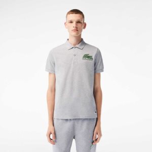 Lacoste βαμβακερα Mini-Pique γκρι | LF8259031
