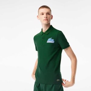 Lacoste βαμβακερα Mini-Pique πρασινο | YU0572913
