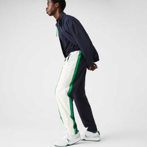 Lacoste ελαφρια θαλασσης-Repellent Color-Block σκουρο μπλε μπλε ασπρα πρασινο | WZ1627948