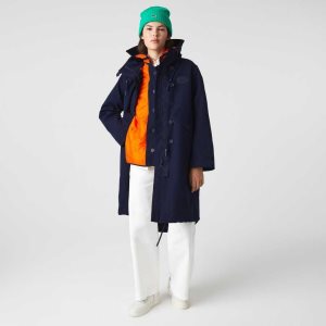 Lacoste θαλασσης-Repellent 3-In-1 Parka σκουρο μπλε μπλε πορτοκαλι | NZ6451837
