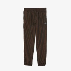Lacoste θαλασσης-Repellent Check Twill μαυρα καφε σκουρο μπλε μπλε Χακί πρασινο | JO1357298