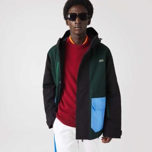Lacoste θαλασσης-Repellent Colorblock Twill πρασινο μαυρα μπλε πρασινο | BL7812936