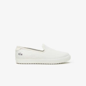 Lacoste καμβα Resort Slip-On ασπρα ασπρα | OE5130896