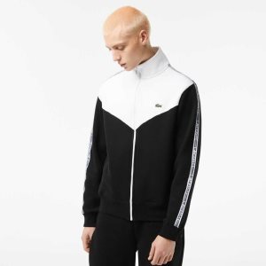 Lacoste κλασικα Fit Colorblock Zipped μαυρα ασπρα | GW2674105