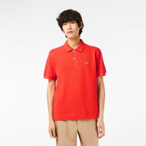 Lacoste κλασικα Fit Heavy βαμβακερα Pique L.12.21 πορτοκαλι | PQ4362058
