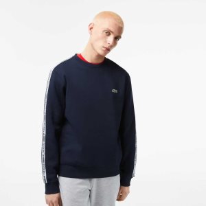 Lacoste κλασικα Fit Logo Stripe Flannel σκουρο μπλε μπλε | DG7594820